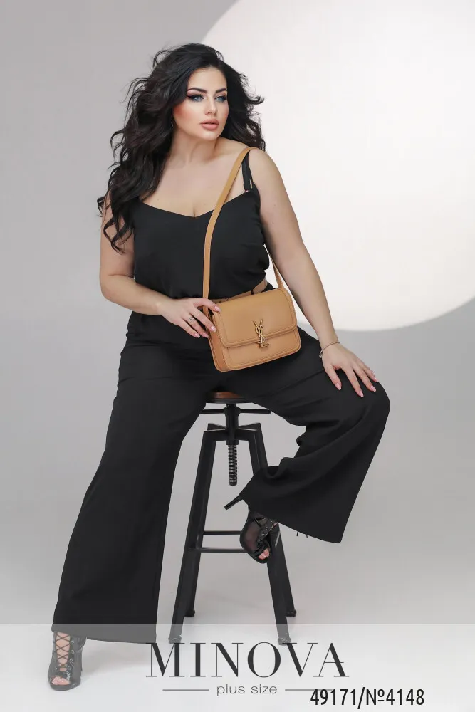 Брюки 4148-черный Minova