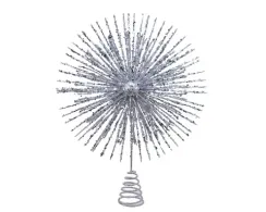 Елочная макушка Серебристый Фонтан, 28х38 см., серебро, Kaemingk (516264)
