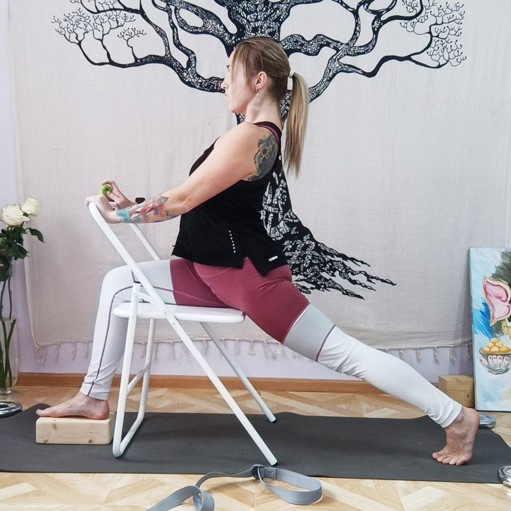 Кирпич для йоги премиум лакированный