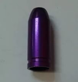 Колпачок для A/V в виде пули, фиолетовый.