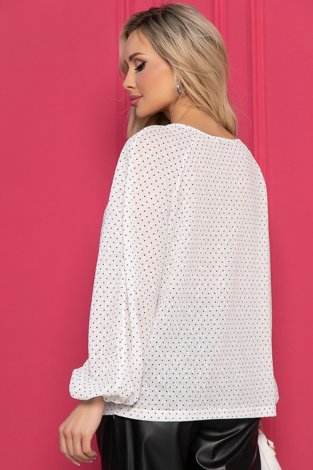 Блуза "Шарм" (молочная) Б8568 LT Collection