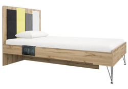 Полутораспальная кровать Нобира 120х200 дуб ирландский