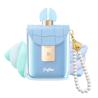 PUFFMI FLORA 25000 - САХАРНАЯ ВАТА С СИНИМИ ЯГОДАМИ