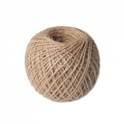 Шпагат джутовый, 1200 текс, полированный, 2-ниточный, в бобинах 150 метров, 35 штук