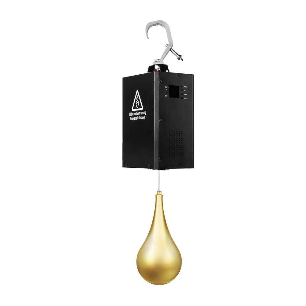 Kinetic Drop — кинетическая световая капля 130×250 мм с одной лебёдкой DMX
