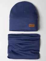 Шапка для мальчика осенняя и снуд