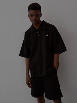 T-Shirt Polo Black