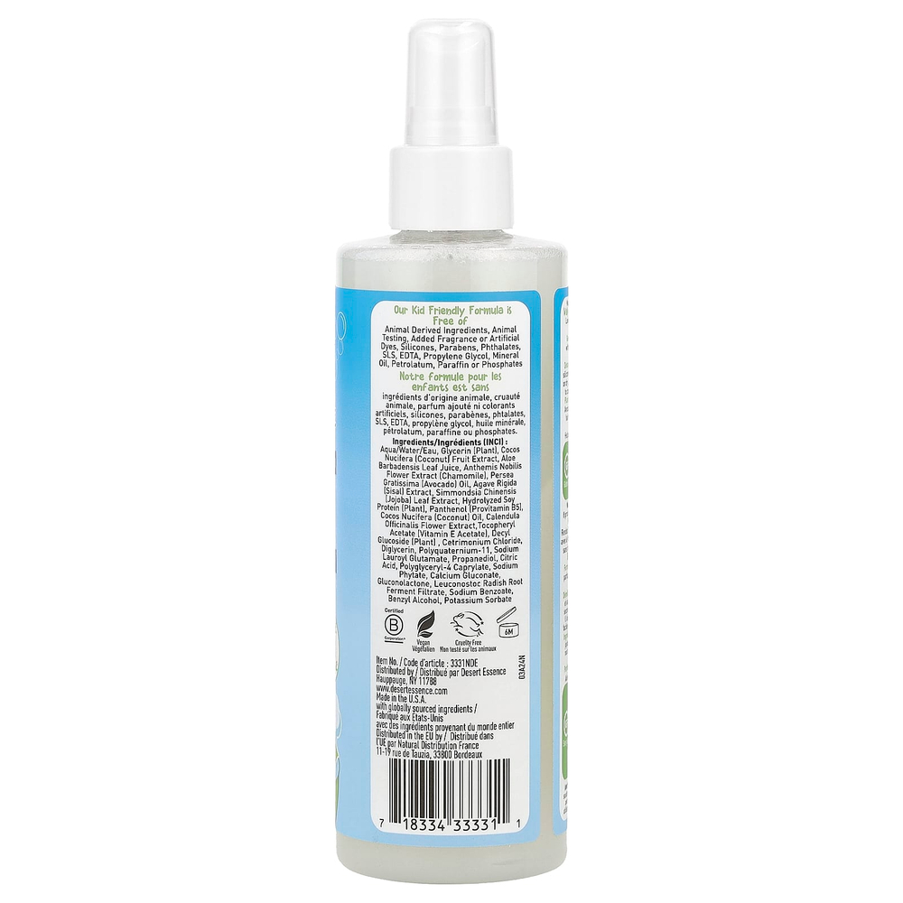 Desert Essence, Kids, кондиционер для расчесывания волос, без отдушек, 237 мл (8 жидк. Унций)