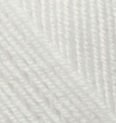 ALIZE "SUPERLANA MIDI", 25% Шерсть, 75% Акрил, 100 гр, 170 м, 310 молочный