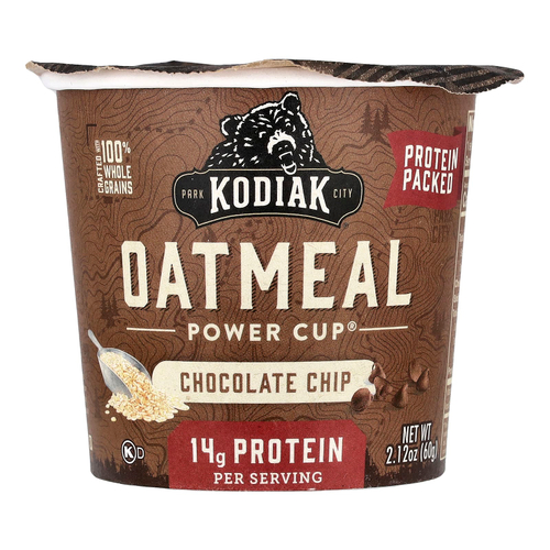 Kodiak Cakes, Oatmeal Power Cup®, шоколадная крошка, 60 г (2,12 унции)