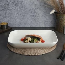 Блюдо прямоугольное 29,7*21,8 см h4,8 см 1575 мл без борта Fine Plus Noble [1]