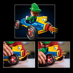 Конструктор LEGO Super Mario Mario Kart 72050: Луиджи и Mach 8 — фото 6