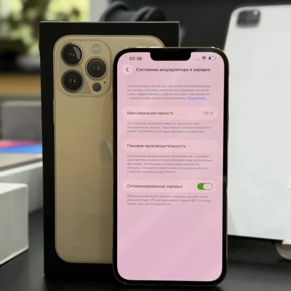 Б\У Телефон Apple iPhone 13 Pro Max 512 Gold 93% (GGK9KTWQJT)