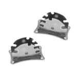 Фланцы "Ежики" для перекидных транцевых колес для лодок с НДНД, 2шт