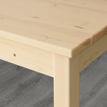 Стол кухонный IKEA INGO 75х75 из массива сосны, бежевый
