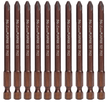 Биты Mr. LOGO, PH2-90 (10шт) БЛИСТЕР