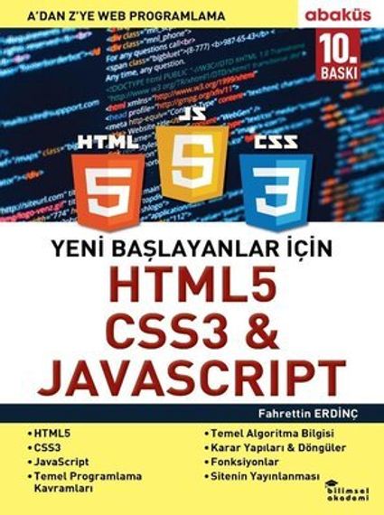 Yeni Başlayanlar İçin HTML5 CSS3 &amp; Javascript
