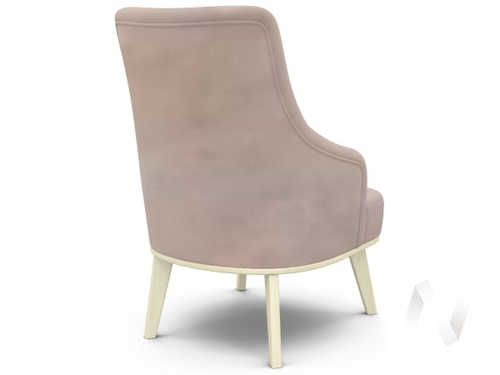 Кресло отдыха Комфорт-5 высокая спинка (бесцветный лак/PLUSH LATTE)