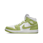 Кроссовки Air Jordan 1 Mid Green Python