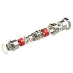 Взрывозащищенный кабельный ввод серии КАС для бронированного кабеля М50х1,5 d:30,8-39мм D:36-46мм. Присоединительная резьба GAS 2. Никелированная латунь IP66/IP68