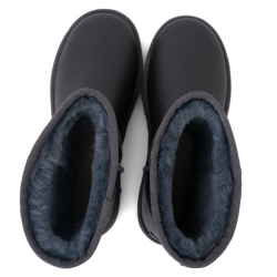 UGG Classic Short Metallic Grey