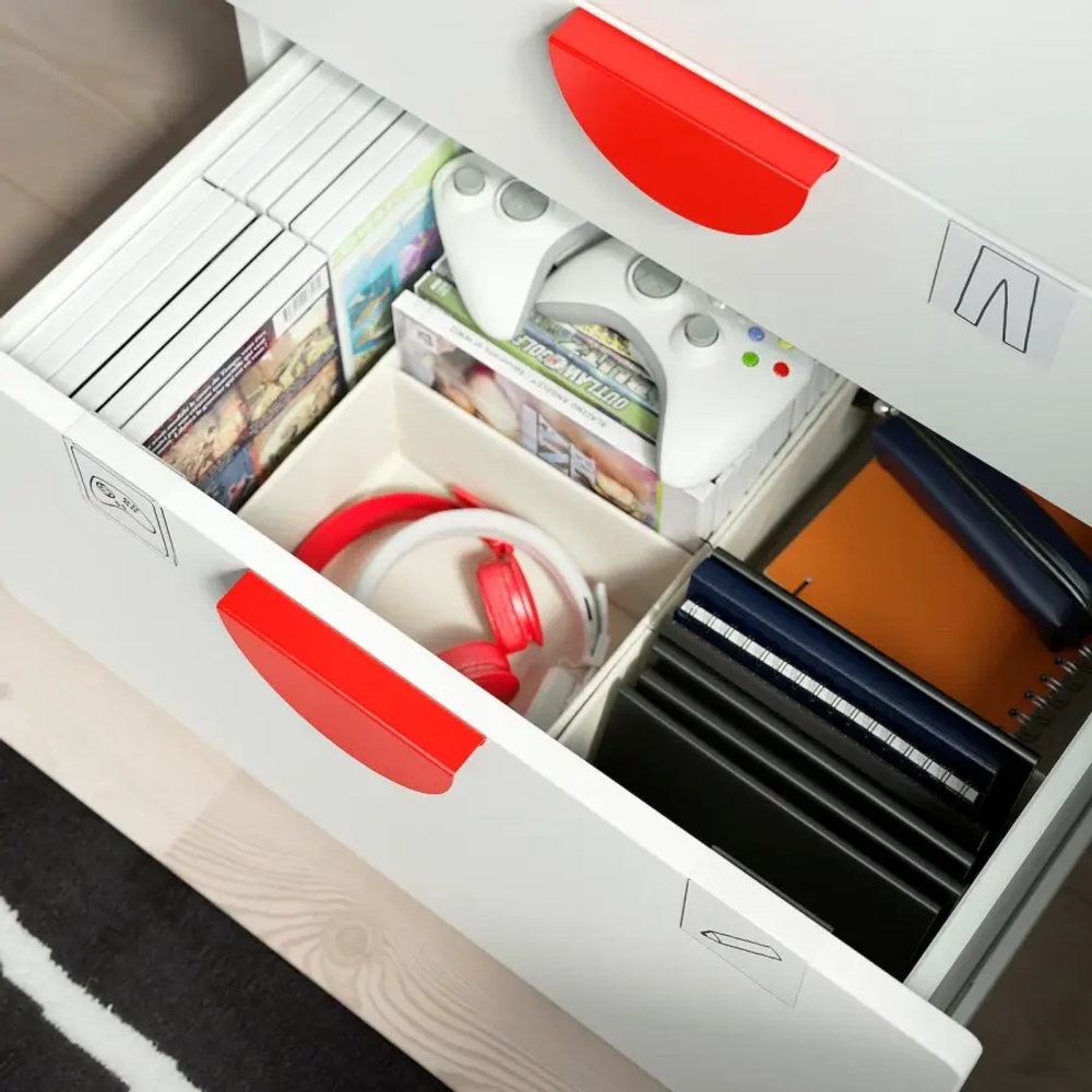 Комбинация для хранения  - SMÅSTAD / PLATSA/ SMАSTAD IKEA/ СМОСТАД/ПЛАТСА ИКЕА, 181х240 см, белый/под беленый дуб