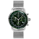 ZEPPELIN Hundred Years Collection Quartz Movement 50 meter Water Resistance Unisex Watch 42mm Green Dial