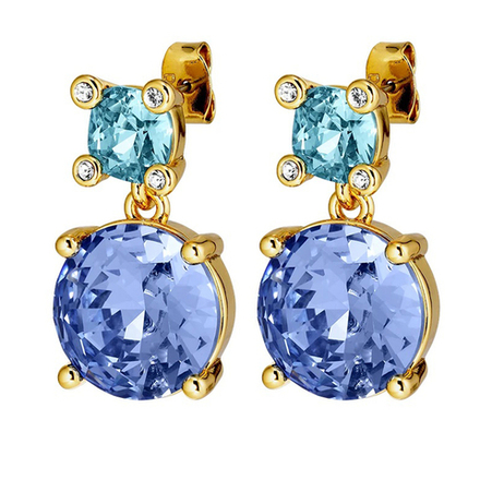 Серьги Dyrberg Kern NICOLA SG LIGHT BLUE / AQUA 440010