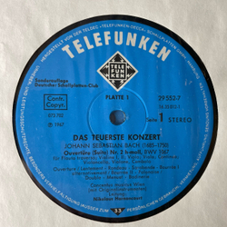 Винтажная виниловая пластинка LP Сборник Классической Музыки Das Teuerste Konzert Самый Дорогой Концерт (Германия 1977) (Вагнер, Григ, Моцарт и др)