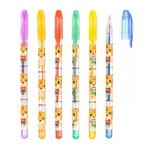 Ручка гелевая, Basir, цветные чернила, серия "Тигры", ароматизированная с блёстками, 36 шт