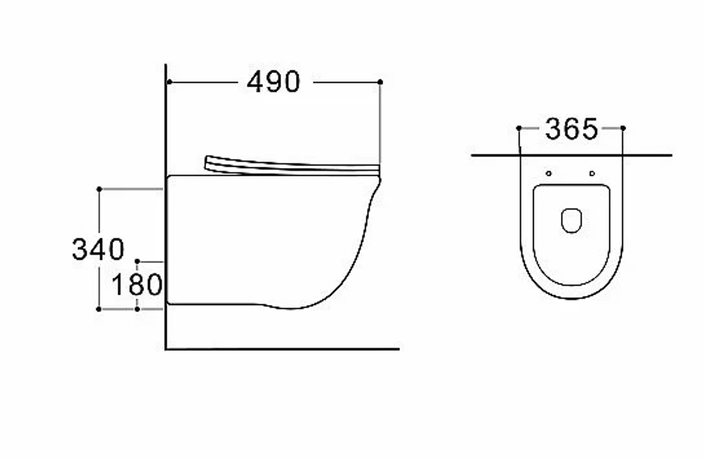 Унитаз с инсталляцией Aquatek Классик SET AQUATEK КЛАССИК cm-009 4в1 с белой кнопкой, с крышкой микролифт, безободковый