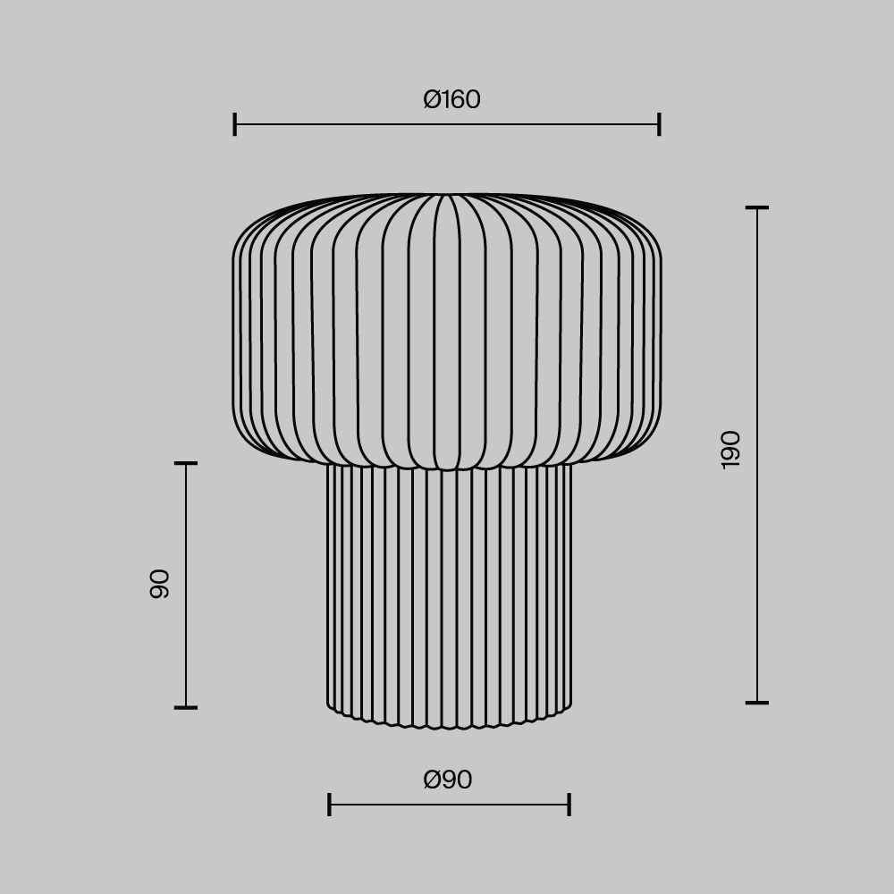 Настольная лампа Maytoni   MOD404TL-01GR