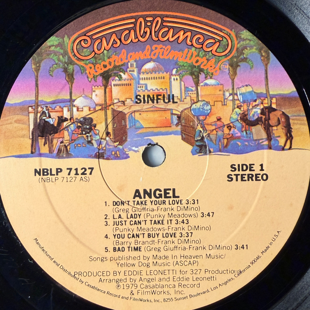 Angel ‎– Sinful (США 1979г.)