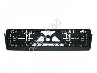 Рамка под номер пластик Черная защелка Без надписи 1269 штучно