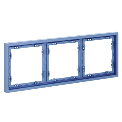 Рамка пластиковая VOLTUM S70 на 3 поста, (деним)