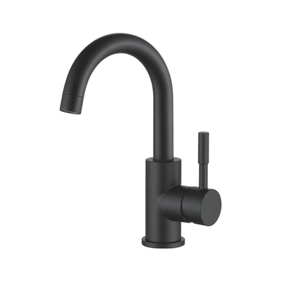 смеситель умывальник LEDEME картридж 35мм, нержавейка, черный L1098B-3