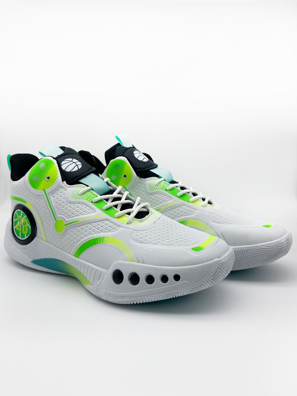 Баскетбольные кроссовки  white neon