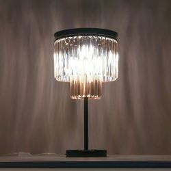 Citilux Мартин CL332862 Настольная лампа хрустальная Шампань