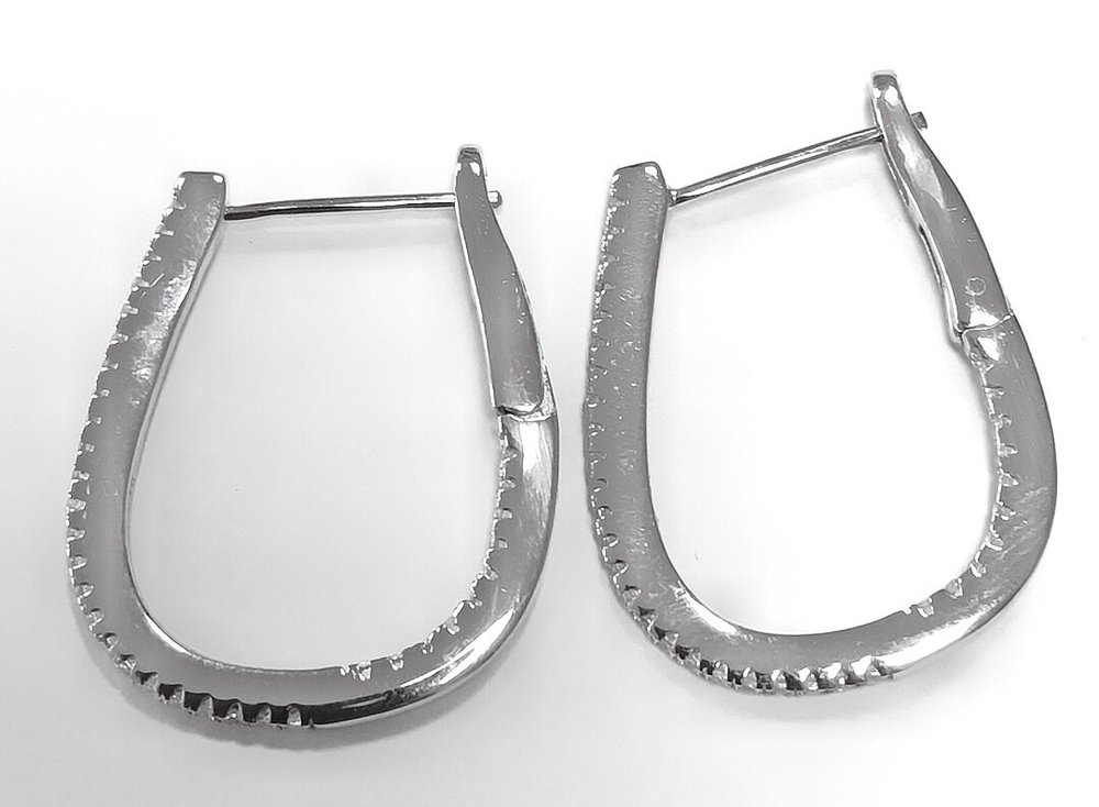 Ювелирные серьги из серебра 925 пробы