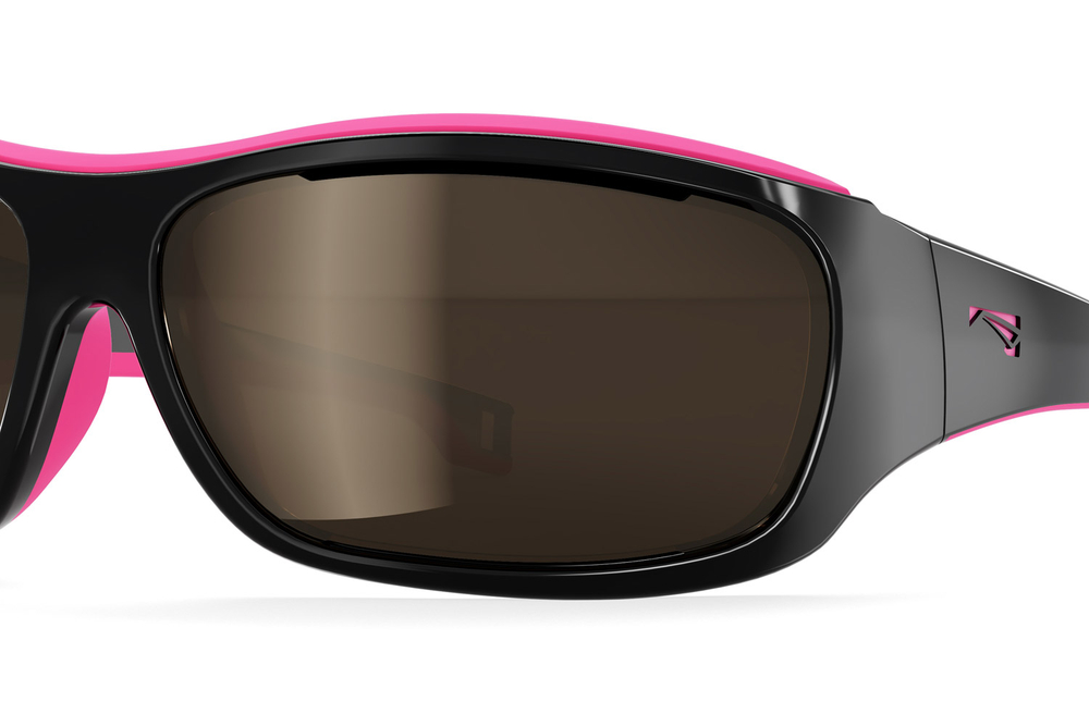 Спортивные очки LiP Tide / Gloss Black - Pink Rubber / PC Polarized / Levante Series Chroma Brown