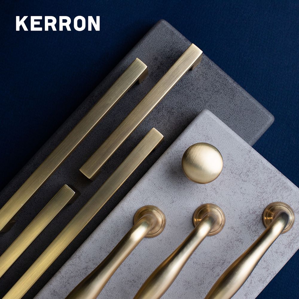 Ручка-скоба, 160 мм, матовое золото