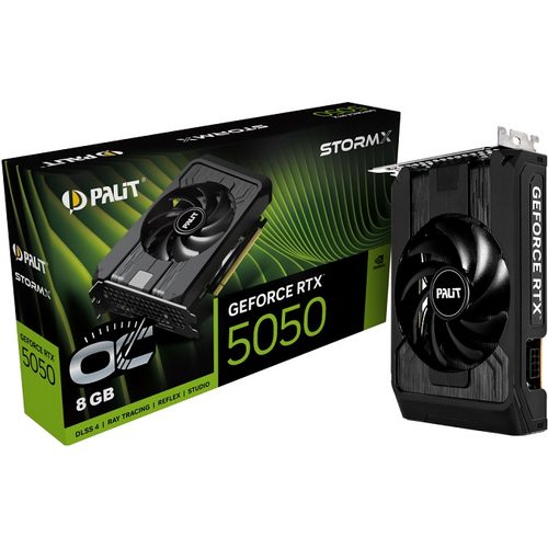Видеокарта Palit GeForce RTX 5050 StormX OC 8GB (NE65050T19P1-GB2070F)