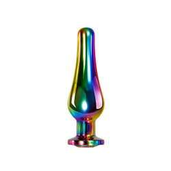 Радужная металлическая пробка Rainbow Metal Plug Medium - 11,1 см.