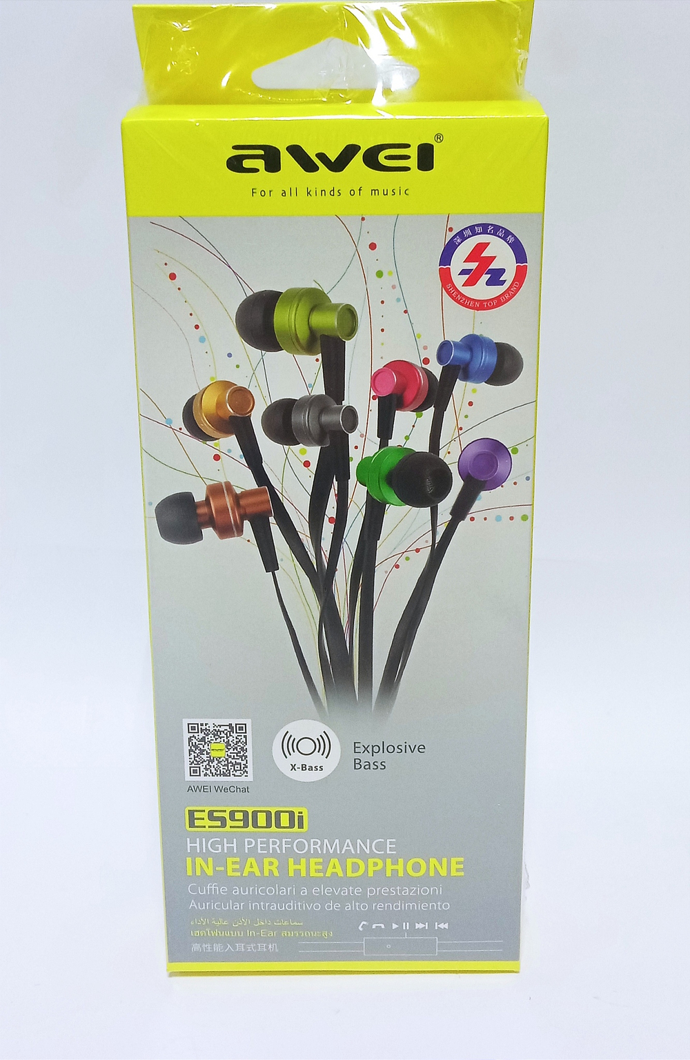 Наушники проводные Awei ES-900i с микрофоном