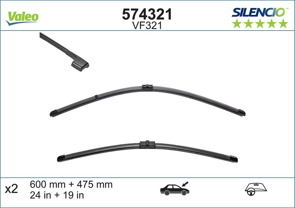 VALEO - 574321-VAL - Wiper Blade
