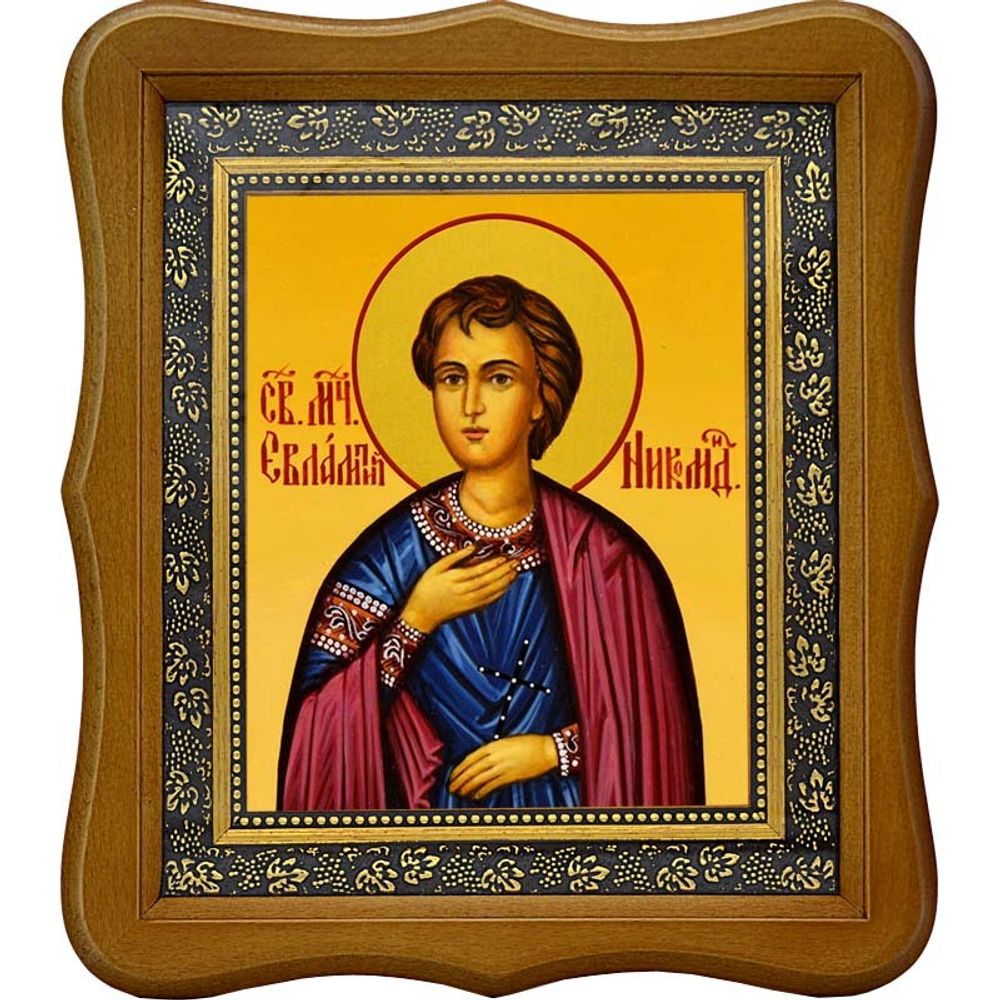 Евлампий Никомидийский мученик. Икона на холсте.