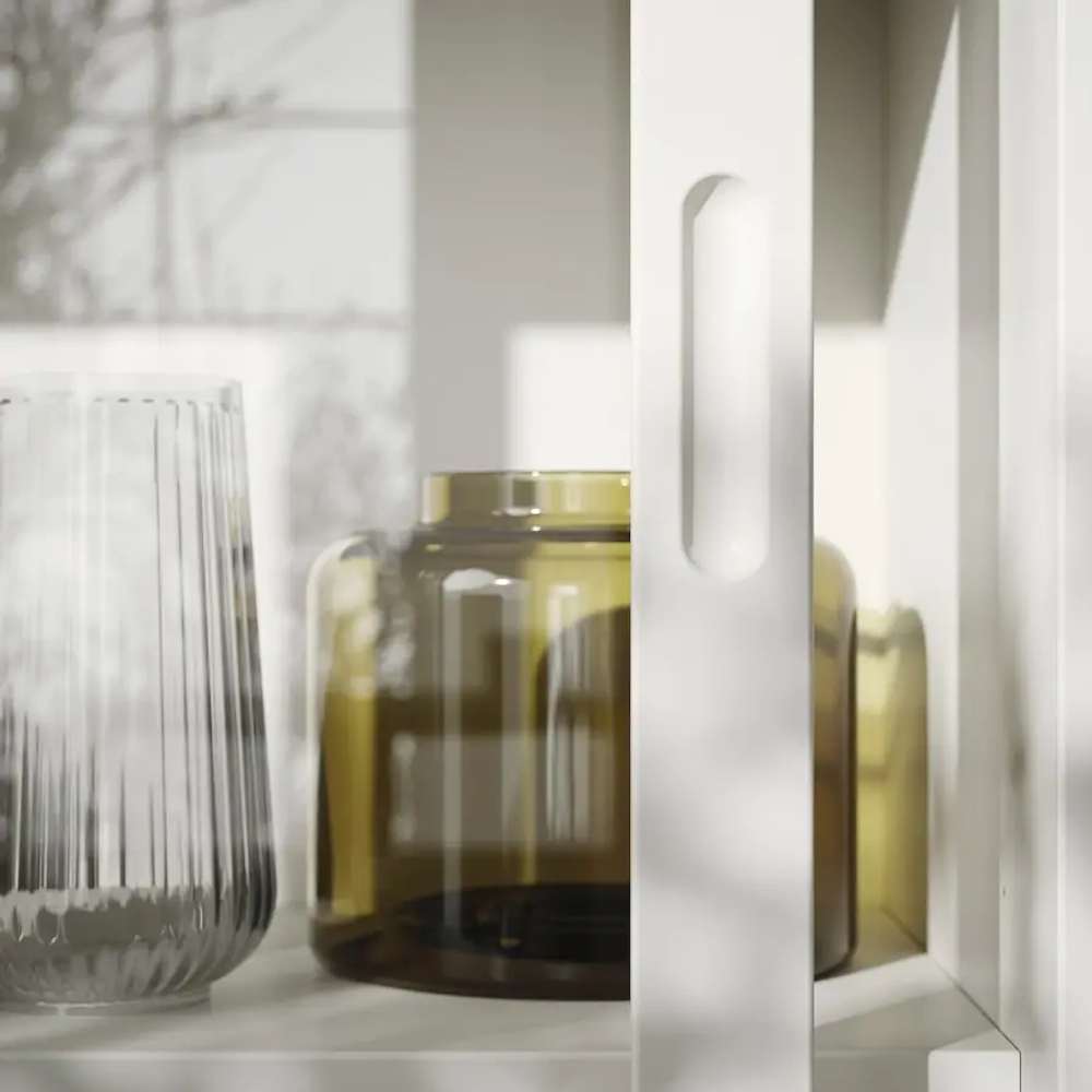 TONSTAD Шкаф-витрина с раздвижными дверцами ИКЕА