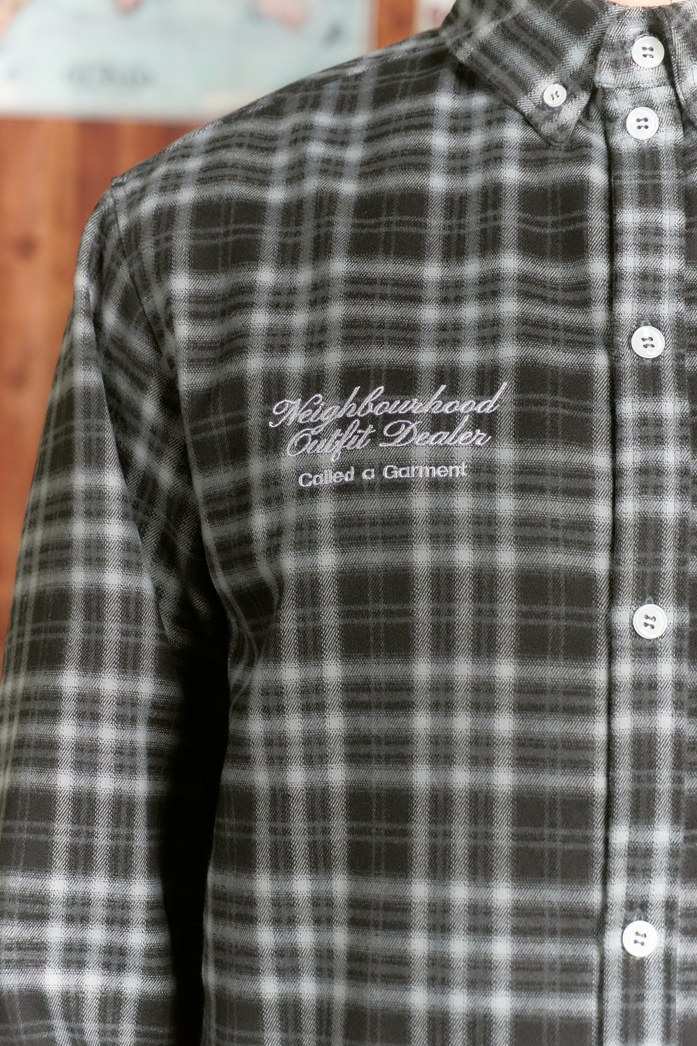 Рубашка Called a Garment Human Flannel Shirt "Black"