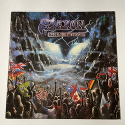 Винтажная виниловая пластинка LP Saxon Rock The Nations (Germany 1986)
