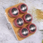 Набор емкостей для специй «O'lala» 6шт на подставке 23*16.5см